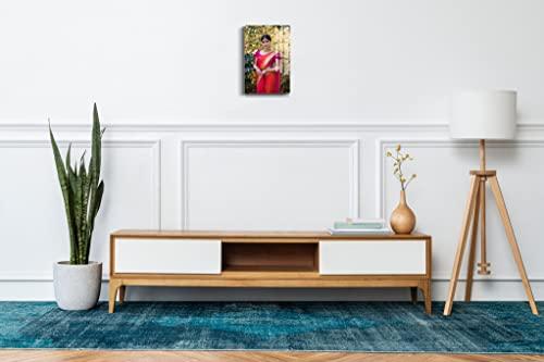 Customised Photo Frame For Wall Decor Home & Office | 12"x8" Frameless Acrylic Photo Frame With Photo | Personalized & Customized Gift For Birthday & Anniversary Girlfriend Boyfriend Wife