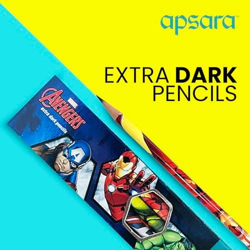 Apsara Avengers Extra Dark Writing Pencils for Kids