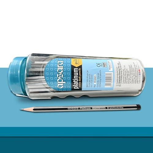 Apsara Platinum Pencil Jar Pack of 50 – Smooth Writing School Pencils