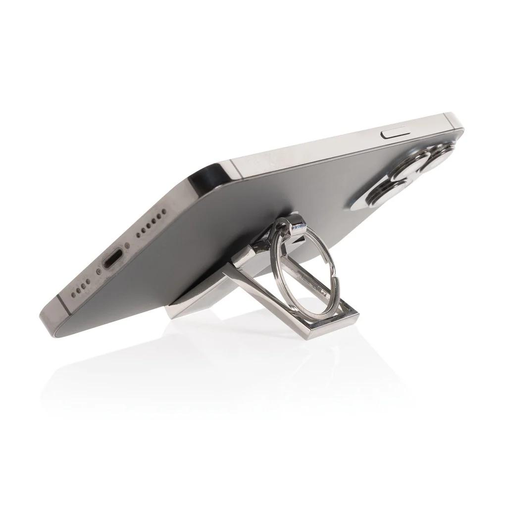 2-in-1 Metal Keychain + Mobile Stand – Sleek & Handy (Set of 5)