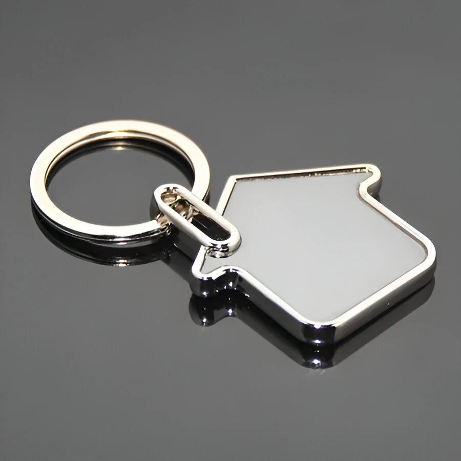 Personalized House Shape Keychain (Set of 5)
