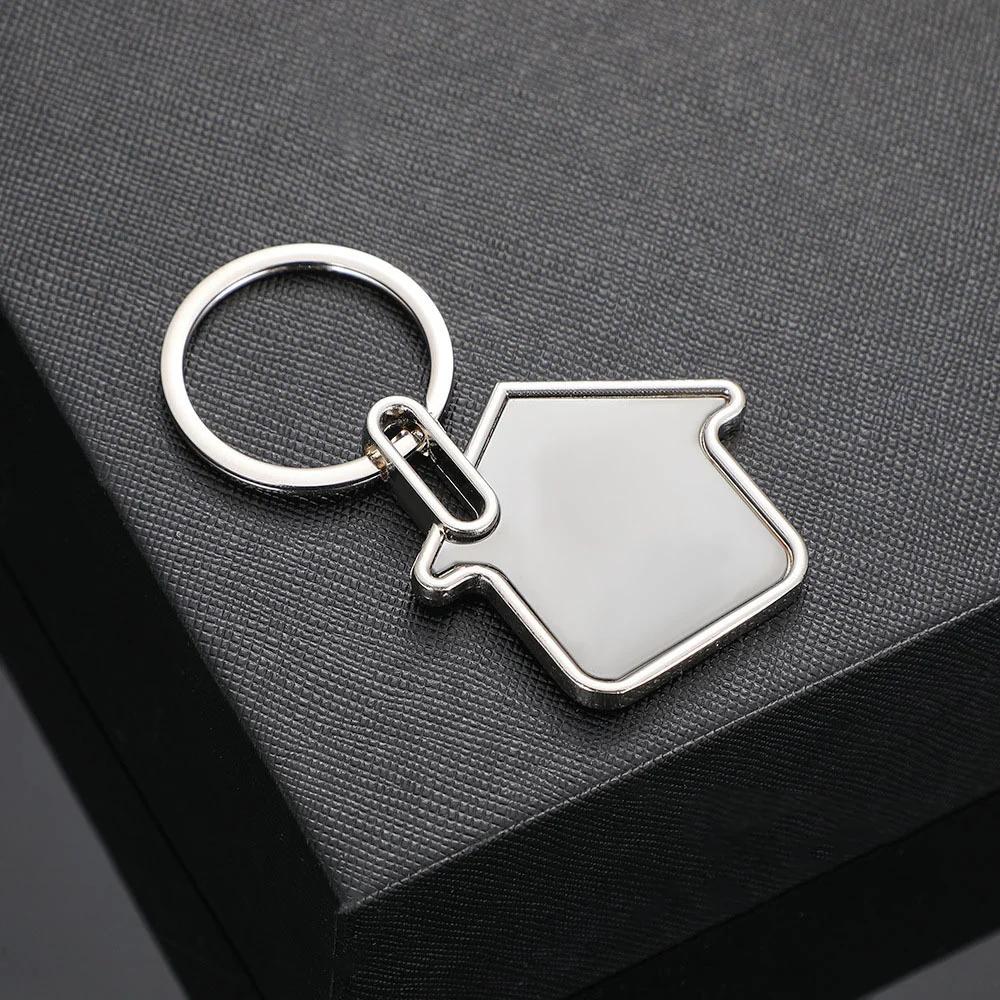 Personalized House Shape Keychain (Set of 5)