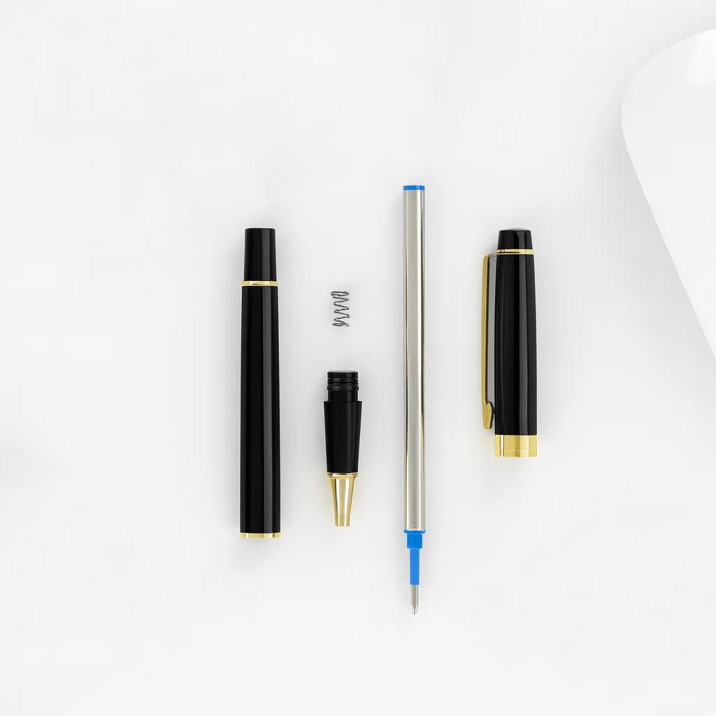 Black Series Luxury Pen | Personalised Engraved Metal Pen for Gifting (Set of 5 Pens)