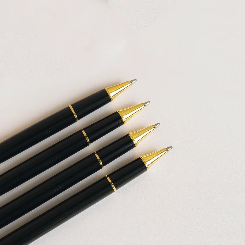 Black Series Luxury Pen | Personalised Engraved Metal Pen for Gifting (Set of 5 Pens)