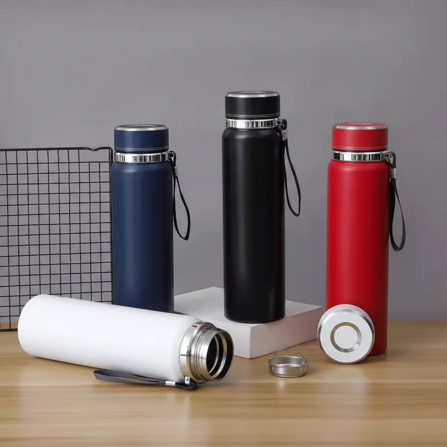 Double Layer Vacuum Bottle 1000ml – Hot & Cold Drinks