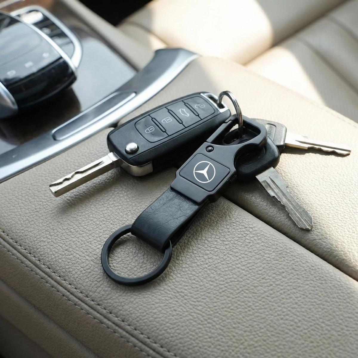 Customised Metal Matte Black Keychain For Corporate & Return Gift (set of 5)