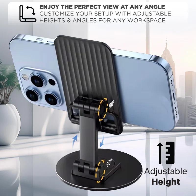 360° Rotatable Foldable Mobile Stand Perfect for Corporate Gift