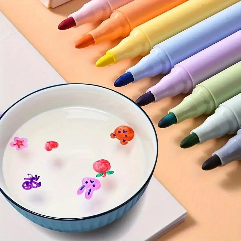 Magic Floating Ink Pen Set of 8 Color - Draw, Dip & Float