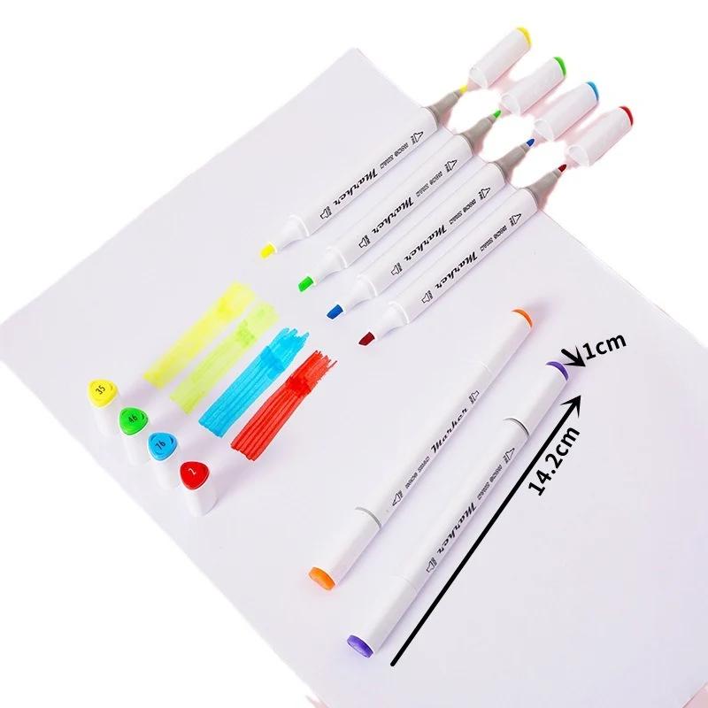 Double-Headed Marker Set of 12-Color