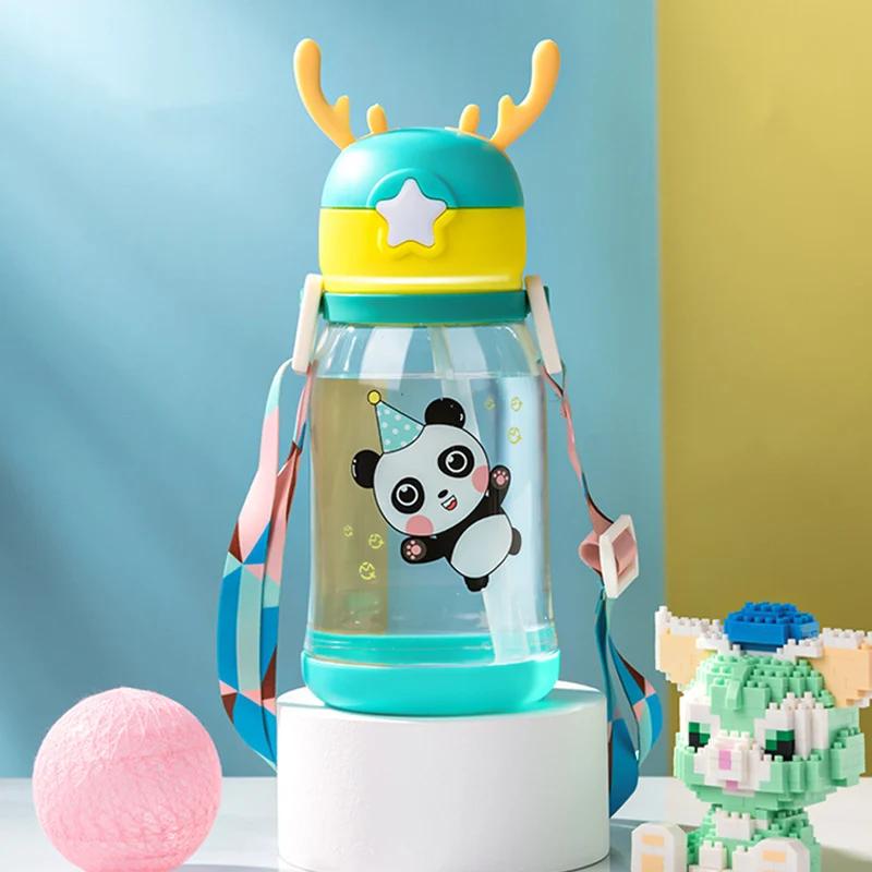 Cartoon Printed Sipper Water Bottle – 600ml