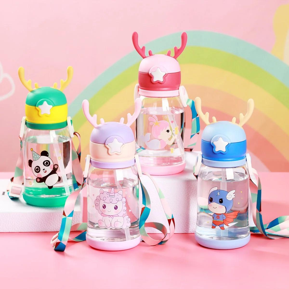 Cartoon Printed Sipper Water Bottle – 600ml