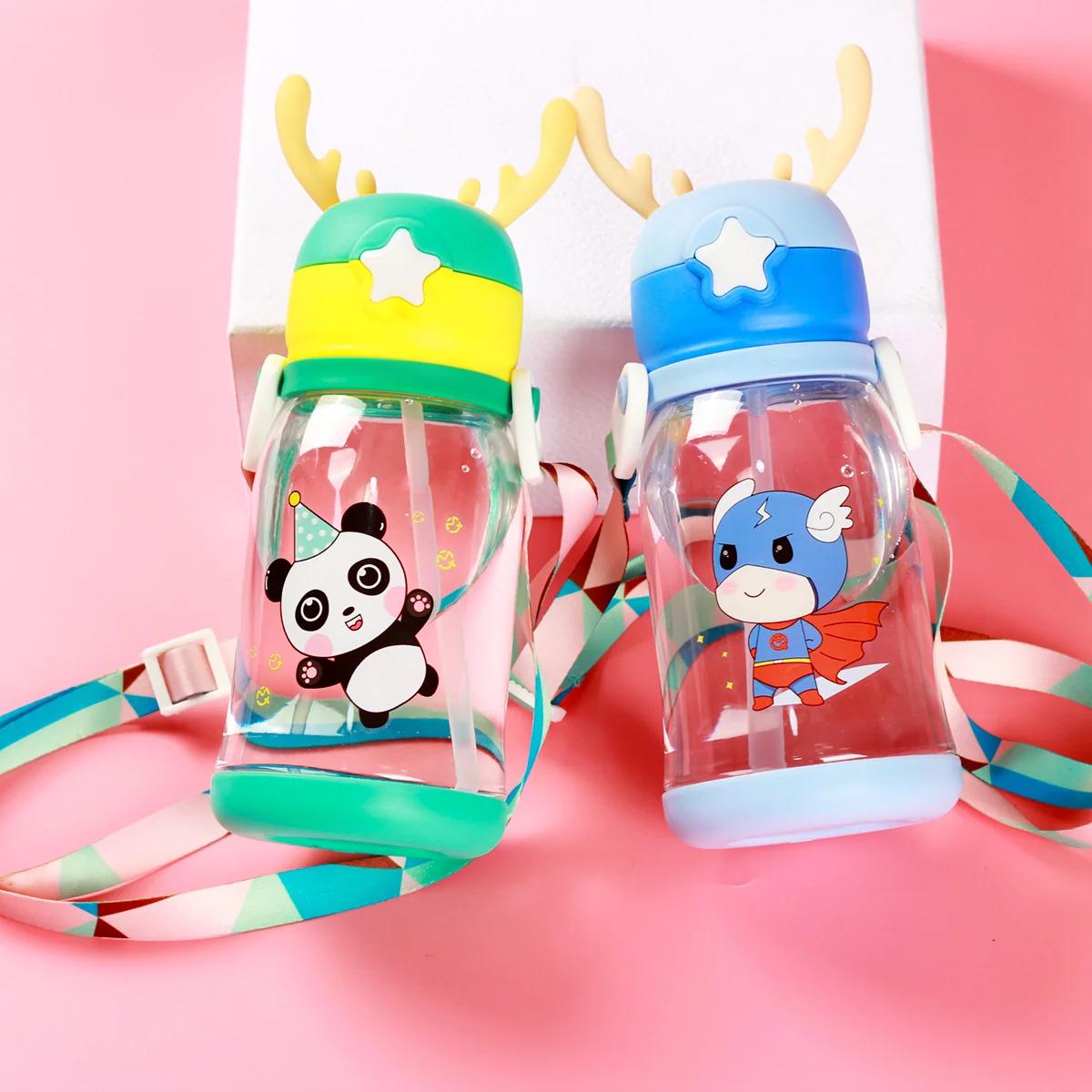 Cartoon Printed Sipper Water Bottle – 600ml