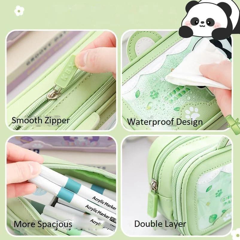 Multipurpose Magic! Double-Layer Pen-Pencil Pouch