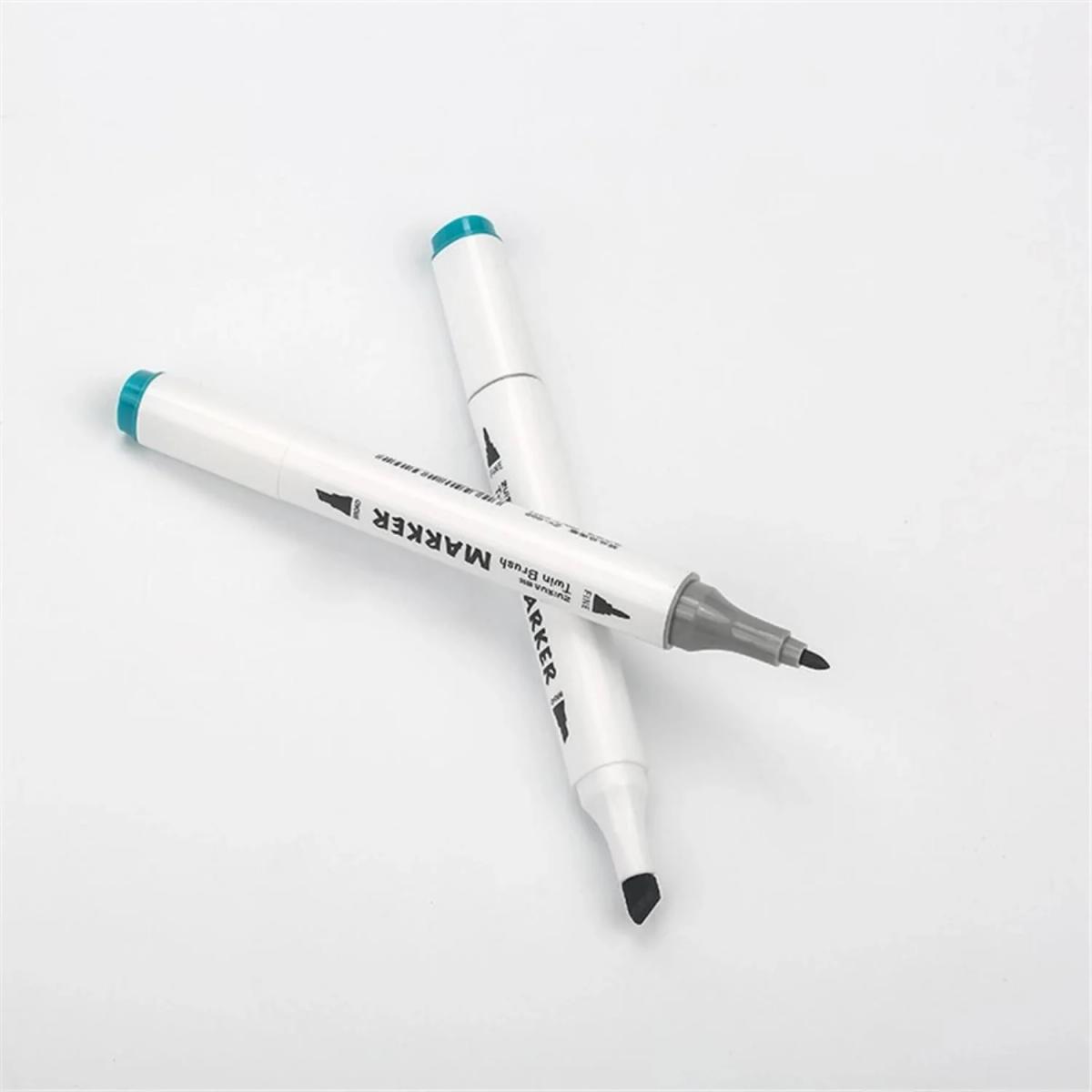 Watercolor Markers | Dual Tip (Bullet & Chisel) | 60 Colors