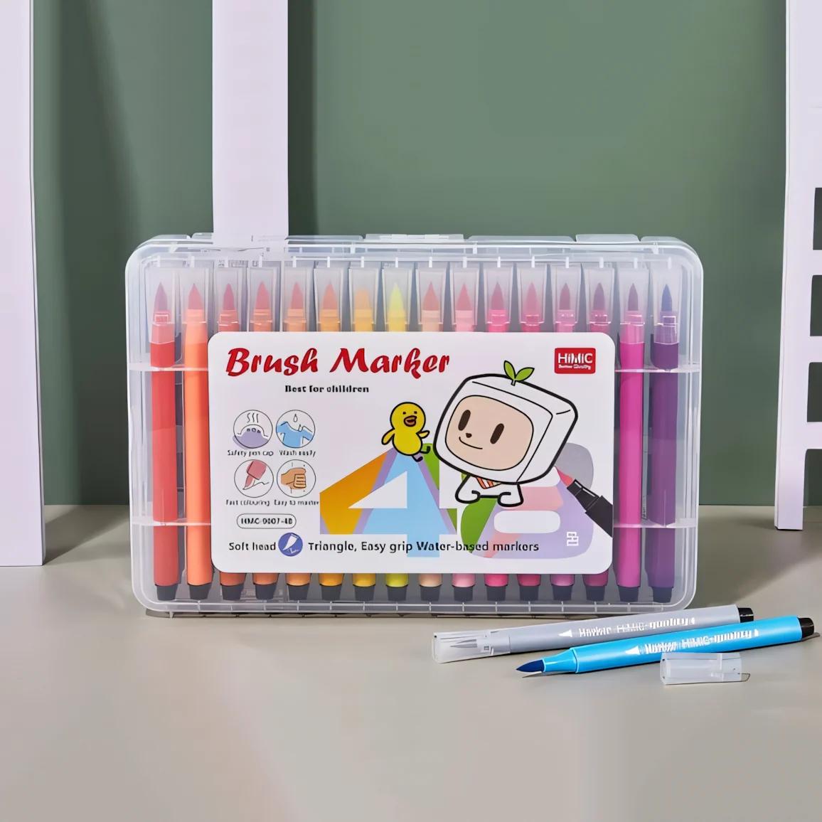 Watercolor Marker | Brush Tip | 48 Colors