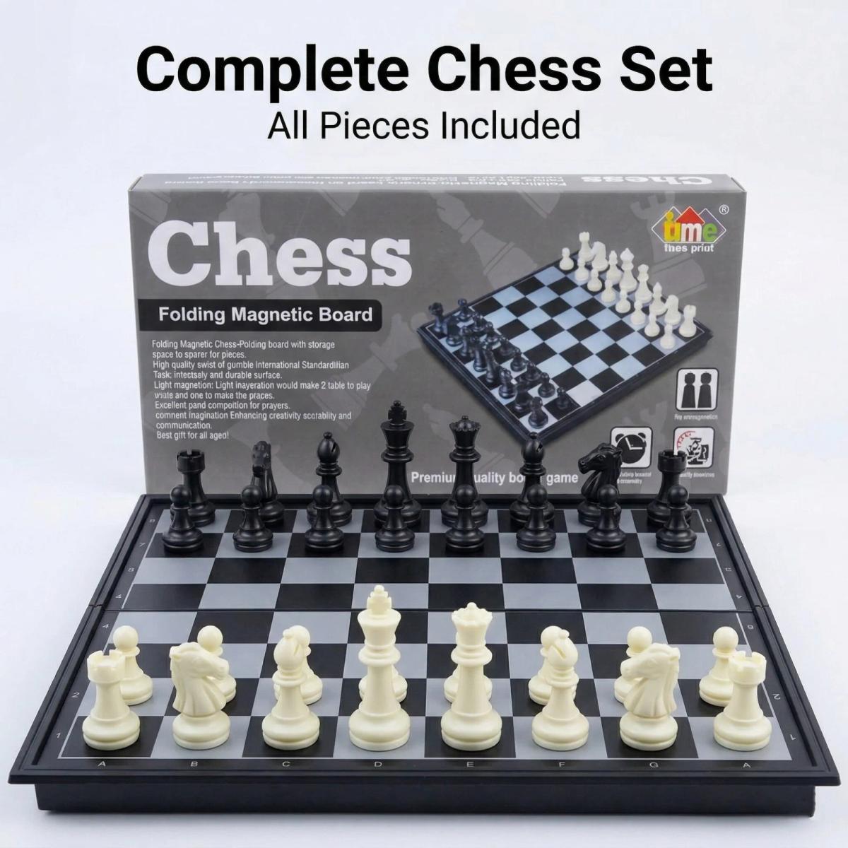 Classic Folding Magnetic Chess Set