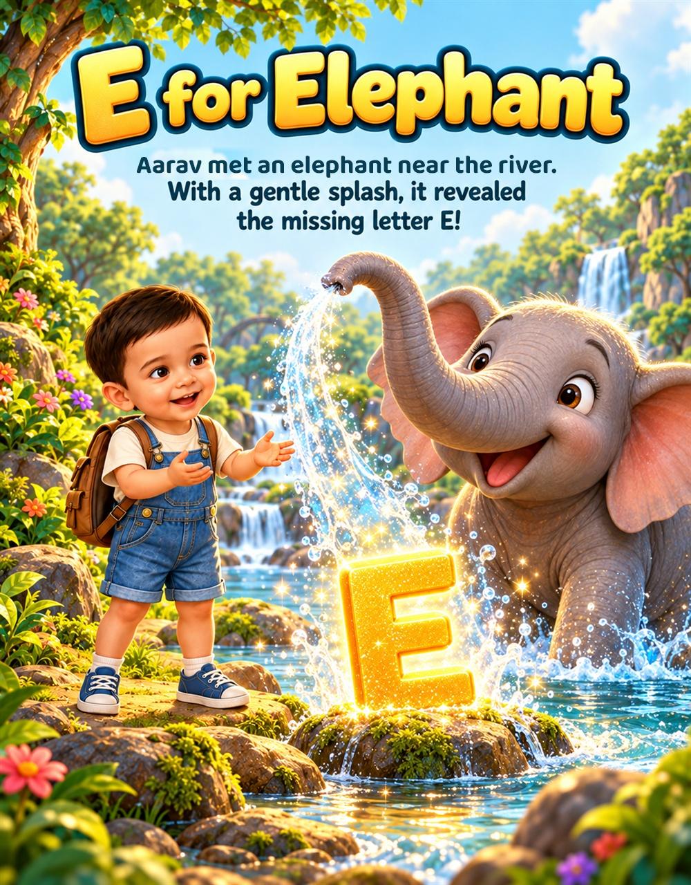 E for Elephant page