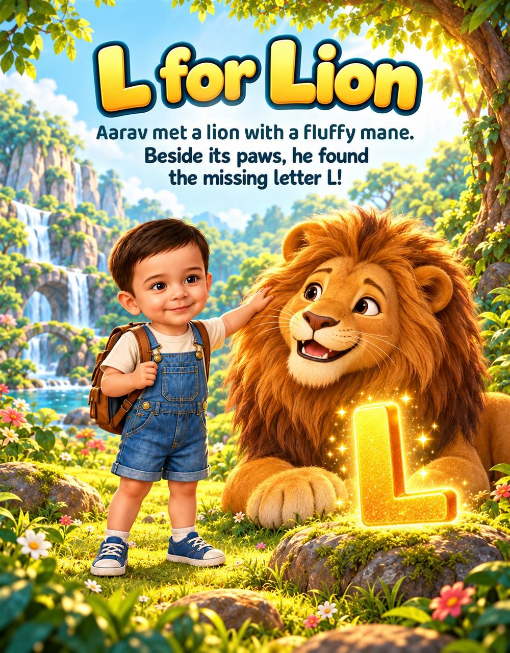 L for Lion page