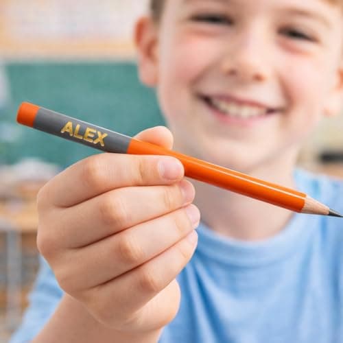 Personalized Pencils With Name | Personalised Name Pencils for Kids (Set of 10) | With Eraser & Sharpener personalized storybook cover thumbnail