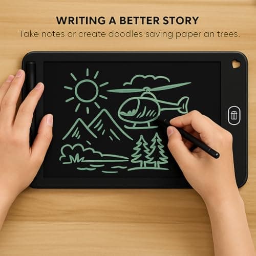 8.5″ LCD Writing Tablet – Reusable, screen-free magic slate for kids (2–5 years) personalized storybook cover thumbnail