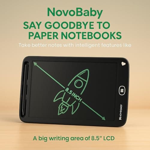 8.5″ LCD Writing Tablet – Reusable, screen-free magic slate for kids (2–5 years) personalized storybook cover thumbnail