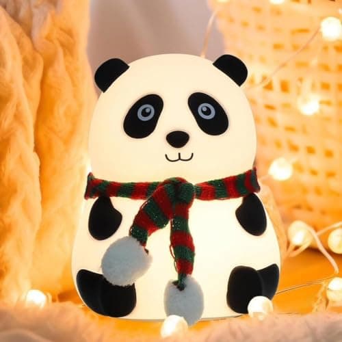 Rechargeable Silicone Panda Night Light | 7-Color LED Lamp | Soft BPA-Free | Cute Multicolor Gift for Kids & Teens personalized storybook cover thumbnail
