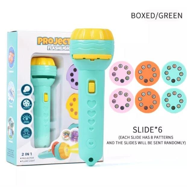 Graphene Kids Slide Projector Torch – Interchangeable Slides & Safe Night Flashlight for Children personalized storybook cover thumbnail