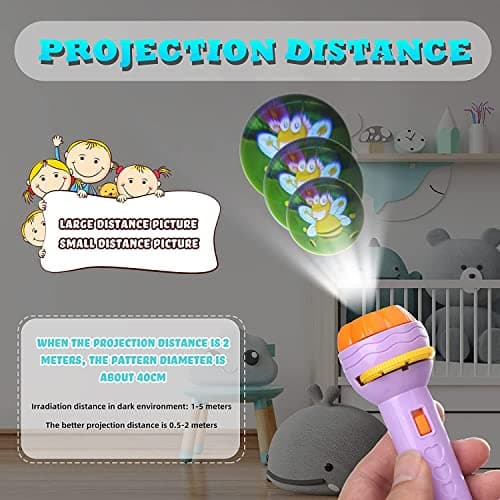 Graphene Kids Slide Projector Torch – Interchangeable Slides & Safe Night Flashlight for Children personalized storybook cover thumbnail