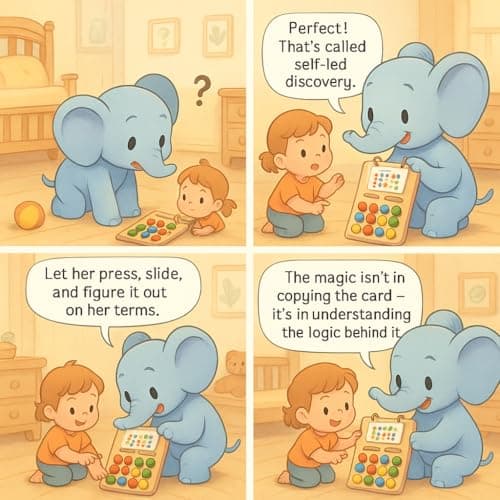 Kiddo Store Kids Montessori Slide Puzzle – Color & Pattern Learning Toy for Kids 3-8 personalized storybook cover thumbnail