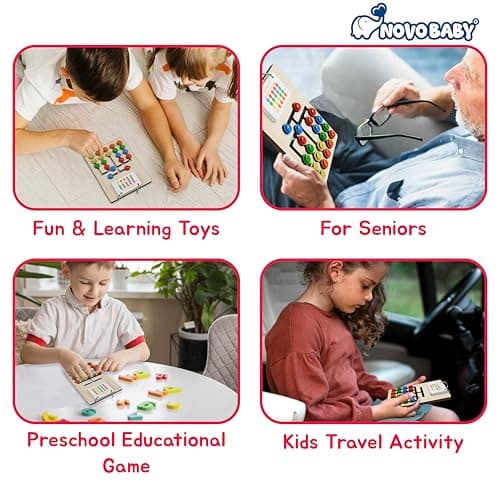 Kiddo Store Kids Montessori Slide Puzzle – Color & Pattern Learning Toy for Kids 3-8 personalized storybook cover thumbnail