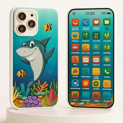 Educational Phone Toy for Kids – Rechargeable 24 Modes Talking Smart Phone personalized storybook cover