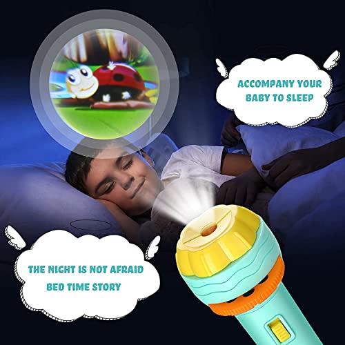 Graphene Kids Slide Projector Torch – Interchangeable Slides & Safe Night Flashlight for Children