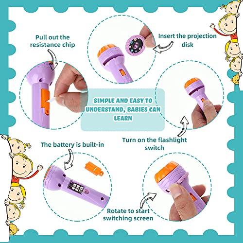 Graphene Kids Slide Projector Torch – Interchangeable Slides & Safe Night Flashlight for Children