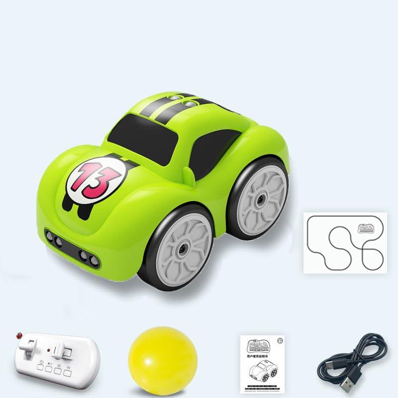 KiddoStore Magic Induction RC Intelligent Sensor Car – 2.4GHz Remote Control Mini Car with Smart Music & LED Lighting, Educational Racing Toy Best Birthday Gift for Kids (Multi Color)