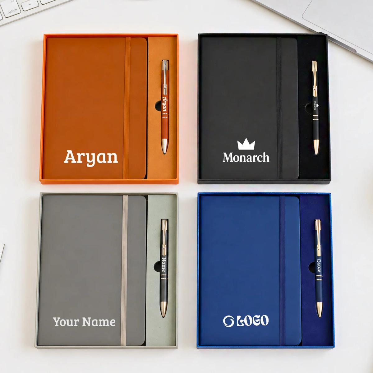 Customize Diary & Pen Combo Corporate Gift Set, photo 2 of 10