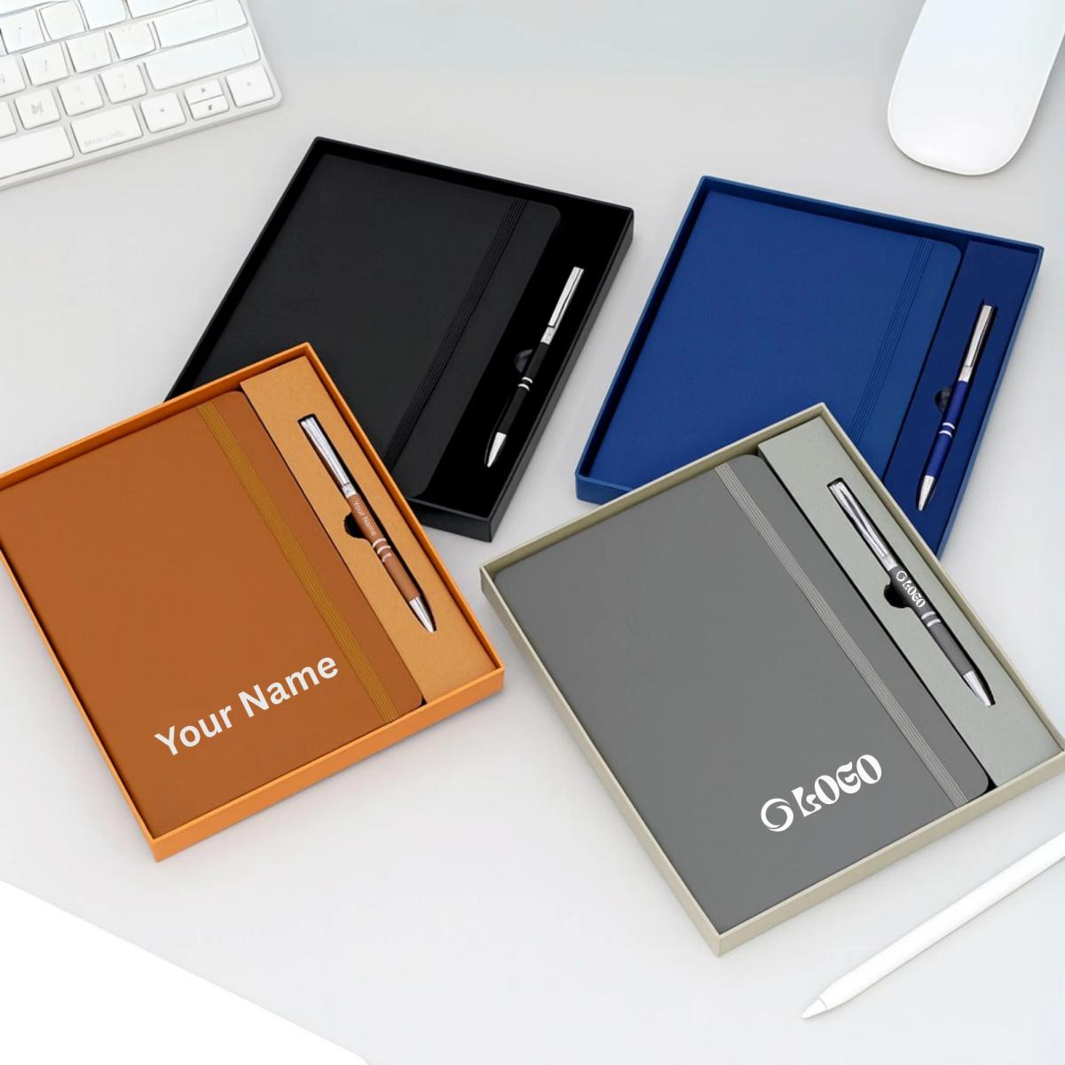 Customize Diary & Pen Combo Corporate Gift Set, photo 3 of 10