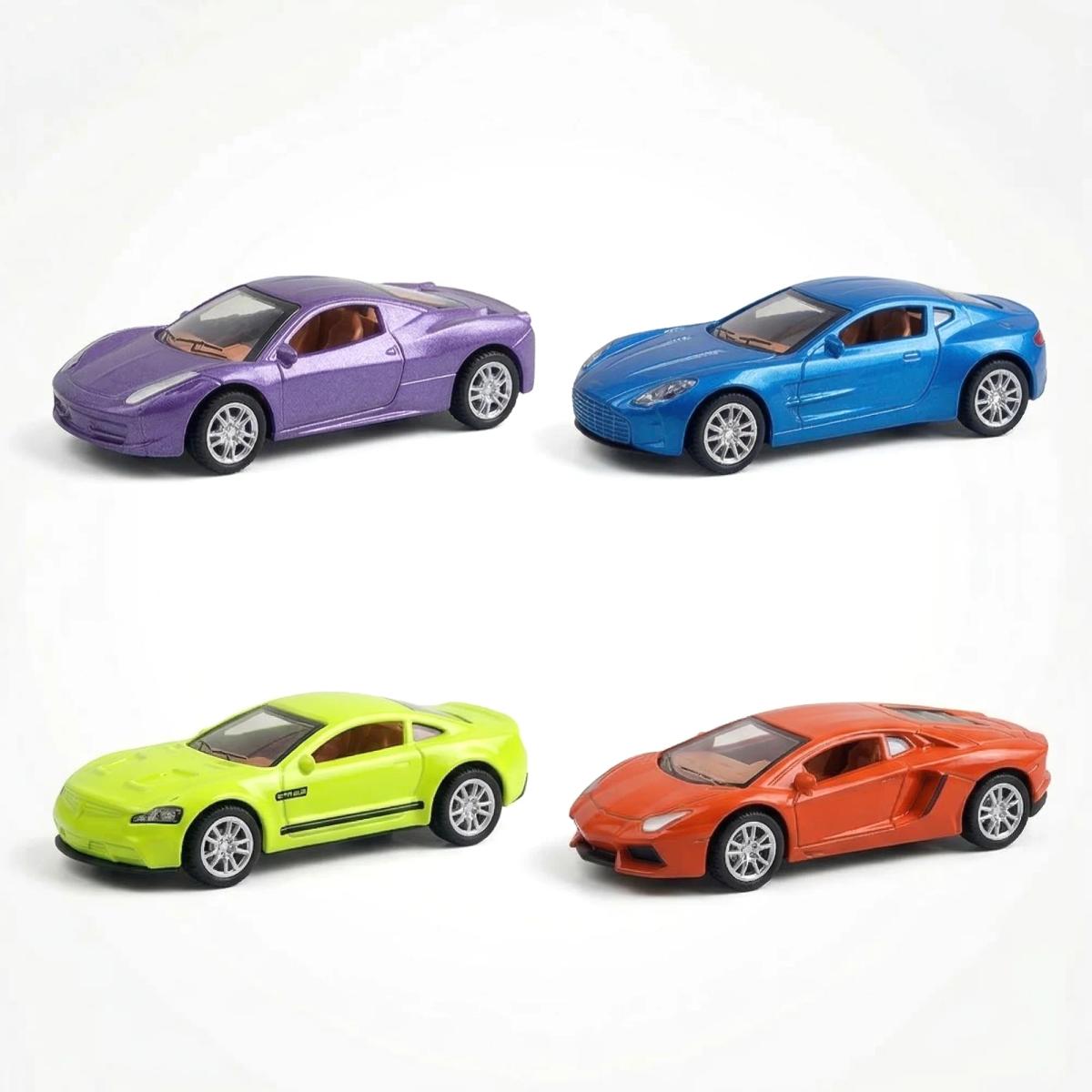 Alloy Die-Cast Metal Racing Cars