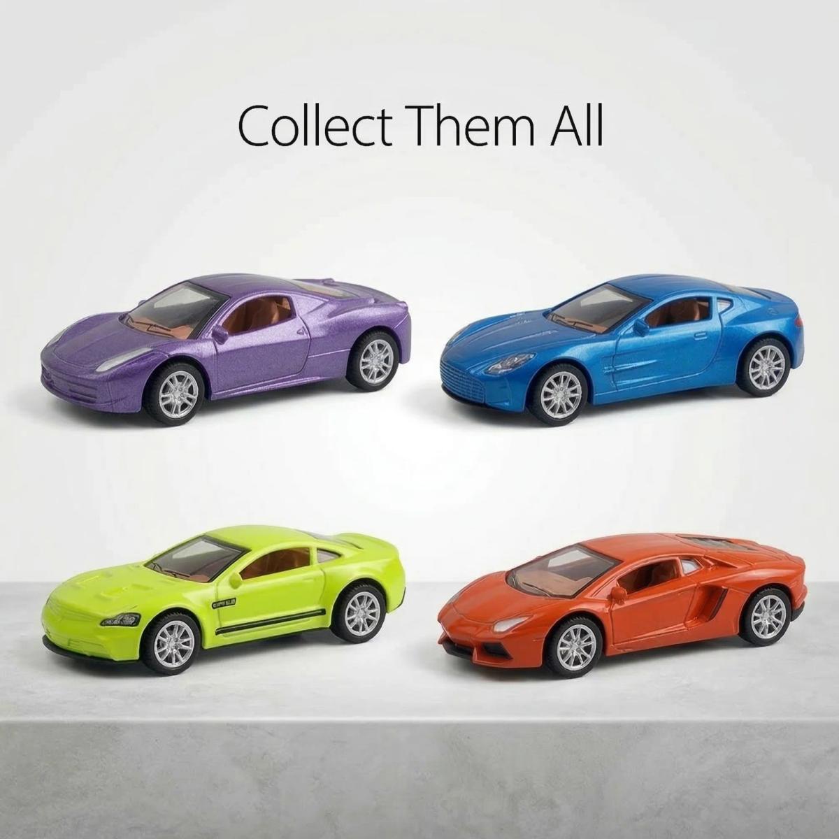Alloy Die-Cast Metal Racing Cars