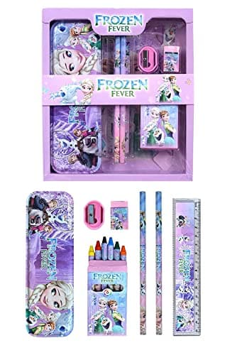 KIddo Store Stationary Kit Set for School Kids - Pencil Pen Book Eraser Sharpener - Stationary Kit Set for Girls/Boys Birthday Gift - Multicolor personalized storybook cover